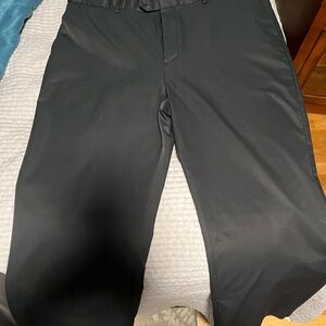 Men's Croft and Barrow Dress Slacks - 2 Pair - black and dark grey 42/29